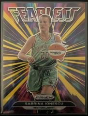 Sabrina Ionescu [Gold] #5 Basketball Cards 2022 Panini Prizm WNBA Fearless Prices
