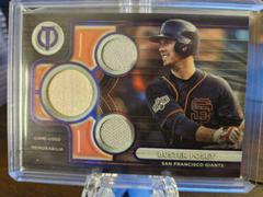 Buster Posey [Purple] Baseball Cards 2024 Topps Tribute Triple Relic Prices