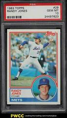 Randy Jones Baseball Cards 1983 Topps Prices