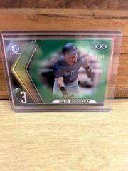 Julio Rodriguez [Green] #BTP-3 Baseball Cards 2022 Bowman Scouts' Top 100 Prices