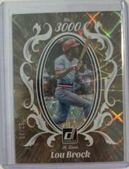 Lou Brock [Gold] #M3K-16 Baseball Cards 2023 Panini Donruss Mr. 3000 Prices