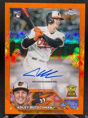 Adley Rutschman [Orange] #RCA-AR Baseball Cards 2023 Topps Chrome Logofractor Autograph Prices