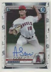 Adam Seminaris Baseball Cards 2020 Bowman Draft Picks Chrome Autographs Prices