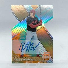 Kyle Stowers [Autograph Status Die Cut Tie Dye] Baseball Cards 2019 Panini Elite Extra Edition Prices