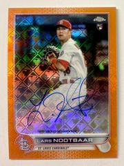 Lars Nootbaar [Orange] #CA-LN Baseball Cards 2022 Topps Chrome Logofractor Autographs Prices