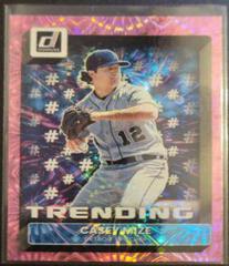 Casey Mize [Pink Fireworks] #T-10 Baseball Cards 2022 Panini Donruss Trending Prices