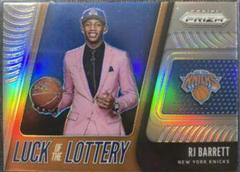 RJ Barrett [Silver Prizm] #3 Basketball Cards 2019 Panini Prizm Luck of the Lottery Prices