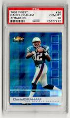 Daniel Graham [Xfractor] #86 Football Cards 2002 Topps Finest Prices