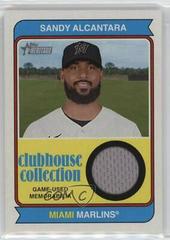 Sandy Alcantara #CCR-SA Baseball Cards 2023 Topps Heritage Clubhouse Collection Relics High Number Prices