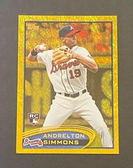 Andrelton Simmons [Gold Sparkle] #US232 Baseball Cards 2012 Topps Update Prices