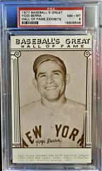 Yogi Berra Baseball Cards 1977 Baseball's Great Hall of Fame Exhibits Prices