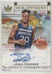 Josh Okogie Basketball Cards 2018 Panini Court Kings Heir Apparent Autographs Prices