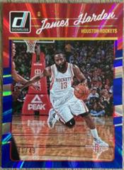 James Harden [Red, Blue Laser] Basketball Cards 2016 Panini Donruss Prices