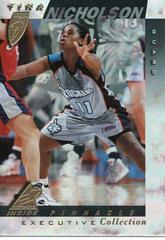 Tina Nicholson #19 Basketball Cards 1997 Pinnacle Inside WNBA Prices