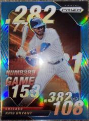 Kris Bryant [Carolina Blue] #NG-2 Baseball Cards 2020 Panini Prizm Numbers Game Prices