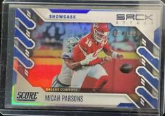 Micah Parsons [Showcase] Football Cards 2022 Panini Score Sack Attack Prices