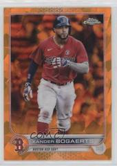 Xander Bogaerts [Orange] #8 Baseball Cards 2022 Topps Chrome Sapphire Prices