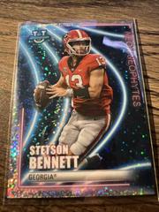 Stetson Bennett [Speckle] Football Cards 2022 Bowman's Best University Neon Neophytes Prices