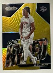 Ariel Atkins [Gold] #4 Basketball Cards 2023 Panini Prizm WNBA Get Hyped Prices