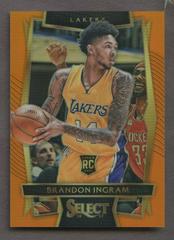 Brandon Ingram [Orange Prizm] Basketball Cards 2016 Panini Select Prices
