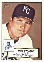Mike Sweeney [Black Back] #4 Baseball Cards 2001 Topps Heritage Prices