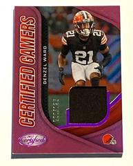 Denzel Ward [Pink] Football Cards 2022 Panini Certified Gamers Mirror Prices