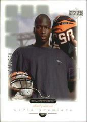 Chad Johnson [Black & White Rookies] #140 Football Cards 2001 Upper Deck Ovation Prices