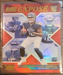 Treylon Burks [Red] #RXP-10 Football Cards 2022 Panini XR Rookie Expose Prices