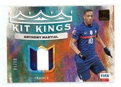 Anthony Martial [Gold] Soccer Cards 2022 Panini Donruss Kit Kings Prices