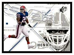 Travis Henry #3 Football Cards 2002 Spx Prices