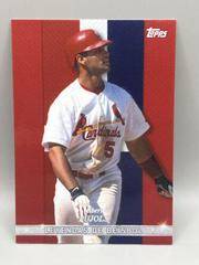 Albert Pujols [Red] #36 Baseball Cards 2022 Topps X Wander Franco Prices