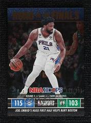 Joel Embiid #17 Basketball Cards 2023 Panini Hoops Road to the Finals Second Round Prices