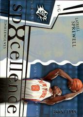 Latrell Sprewell #127 Basketball Cards 2003 Spx Prices