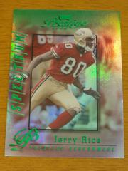Jerry Rice [Spectrum Green] #239 Football Cards 2000 Playoff Prestige Prices
