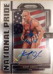 Kurt Angle Wrestling Cards 2022 Panini Chronicles WWE National Pride Signatures Prices
