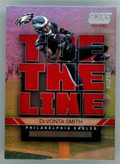 DeVonta Smith [Red Zone] #TL-DS Football Cards 2022 Panini Score Toe the Line Prices