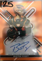 Buster Posey [Orange Refractor] #83 Baseball Cards 2017 Topps Finest Prices
