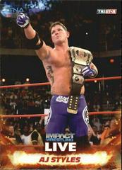 AJ Styles Wrestling Cards 2013 TriStar TNA Impact Live Prices