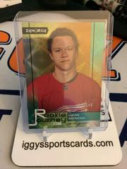 Lucas Raymond [Gold] #RJ-1 Hockey Cards 2021 Upper Deck Synergy Rookie Journey Draft Prices