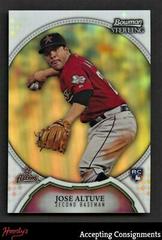 Jose Altuve [Rookie Refractor] #15 Baseball Cards 2011 Bowman Sterling Prices