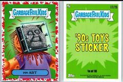 Pin ART [Red] #1a Garbage Pail Kids We Hate the 90s Prices
