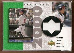 Chipper Jones [Reverse Negative] Baseball Cards 2002 UD Authentics Prices