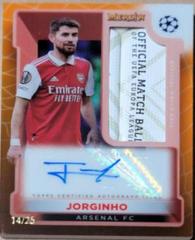 Jorginho [Orange] #MB-J Soccer Cards 2021 Topps Merlin Chrome UEFA Match Ball Signatures Prices