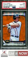 Chipper Jones [Orange Refractor] #58 Baseball Cards 2012 Finest Prices