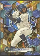 Junior Caminero [Gold Lava] Baseball Cards 2023 Bowman's Best Top Prospects Prices