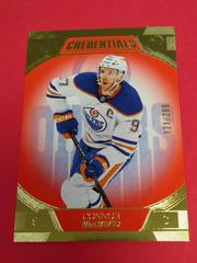 Connor McDavid [Red] Hockey Cards 2022 Upper Deck Credentials Prices