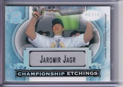 Jaromir Jagr Hockey Cards 2020 Upper Deck The Cup Championship Etchings Prices