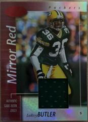 LeRoy Butler [Mirror Red Jersey] #34 Football Cards 2002 Leaf Certified Prices