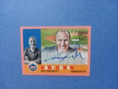 Gary Cohen [Peach] Baseball Cards 2017 Topps Archives Fan Favorites Autographs Prices