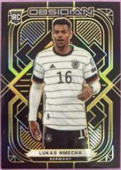 Lukas Nmecha  [Electric Etch Yellow] Soccer Cards 2021 Panini Obsidian Prices